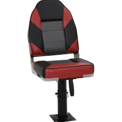 vidaXL Ensemble de sièges de bateau pliables lot de 2 dossier haut