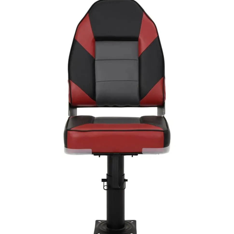 vidaXL Ensemble de sièges de bateau pliables lot de 2 dossier haut