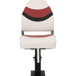 vidaXL Ensemble de sièges de bateau pliables lot de 2 dossier haut