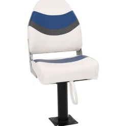 vidaXL Ensemble de sièges de bateau pliables lot de 2 dossier haut