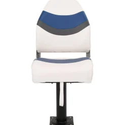 vidaXL Ensemble de sièges de bateau pliables lot de 2 dossier haut