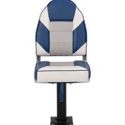 vidaXL Ensemble de sièges de bateau pliables lot de 2 dossier haut