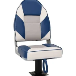 vidaXL Ensemble de sièges de bateau pliables lot de 2 dossier haut
