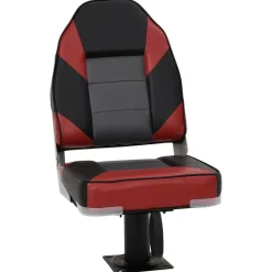 vidaXL Ensemble de sièges de bateau pliables lot de 2 dossier haut