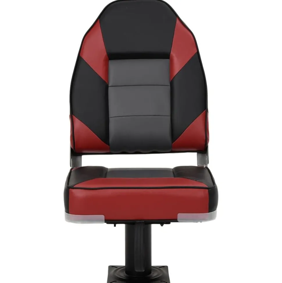 vidaXL Ensemble de sièges de bateau pliables lot de 2 dossier haut
