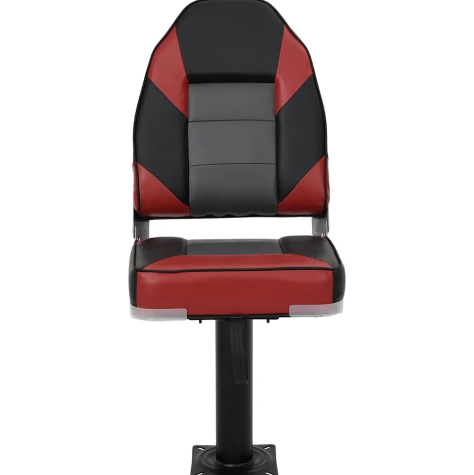 vidaXL Ensemble de sièges de bateau pliables lot de 2 dossier haut