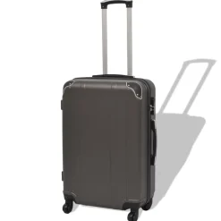 vidaXL Ensemble de valises à roulettes quatre pièces Anthracite