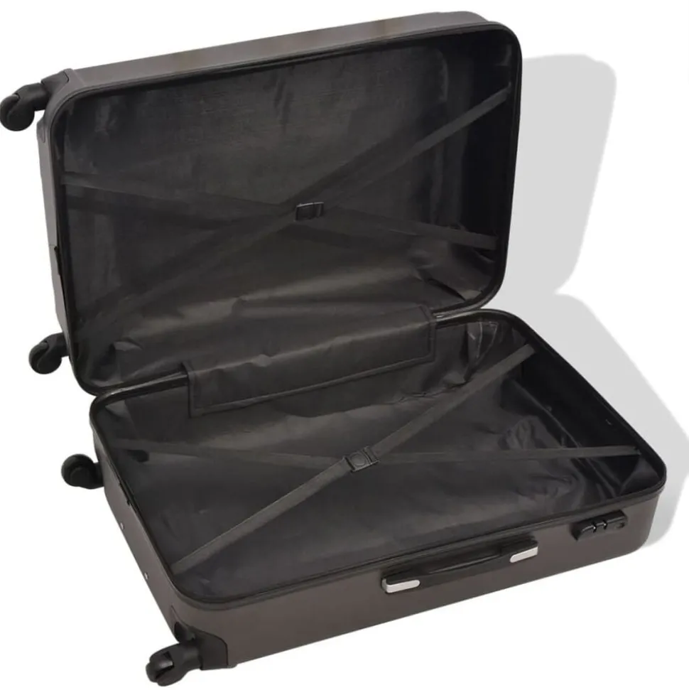 vidaXL Ensemble de valises à roulettes quatre pièces Anthracite