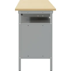 vidaXL Ensemble d'établi 2 pcs Rouge et Gris 200 x 55 x 85 cm