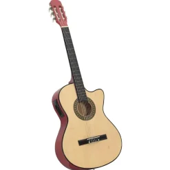 vidaXL Guitare découpée classique occidentale avec égaliseur 6 cordes