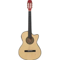 vidaXL Guitare découpée classique occidentale avec égaliseur 6 cordes