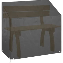 vidaXL Housse de banc de jardin 8 œillets 130x70x70/88 cm polyéthylène