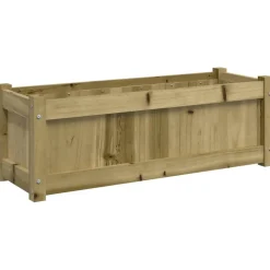 vidaXL Jardinière d'extérieur 90x31x31 cm bois de pin imprégné
