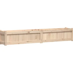 vidaXL Jardinière 180x31x31 cm bois de pin massif