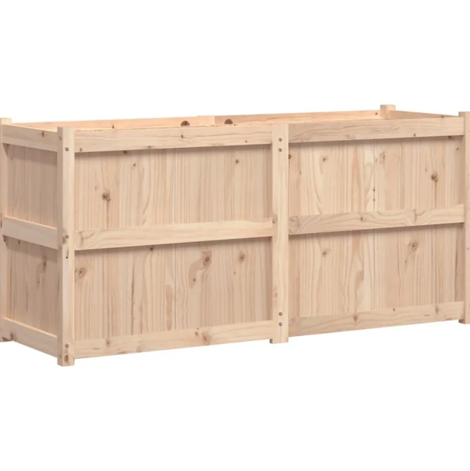 vidaXL Jardinière 150x50x70 cm bois de pin massif