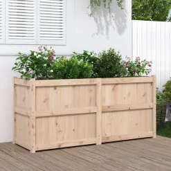 vidaXL Jardinière 150x50x70 cm bois de pin massif
