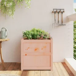 vidaXL Jardinière 60x60x60 cm bois massif douglas