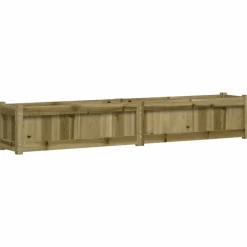 vidaXL Jardinière 180x31x31 cm bois de pin imprégné