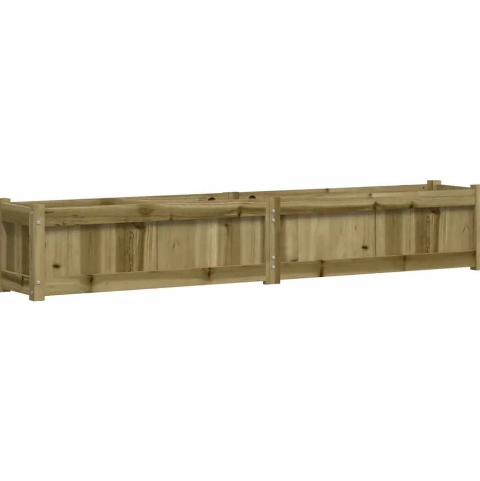 vidaXL Jardinière 180x31x31 cm bois de pin imprégné