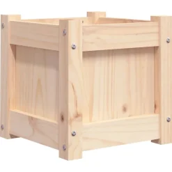 vidaXL Jardinière 31x31x31 cm bois de pin massif