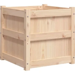 vidaXL Jardinière 50x50x50 cm bois de pin massif