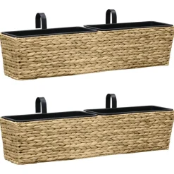 vidaXL Jardinières 2 pcs Jacinthe d'eau