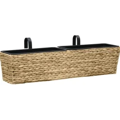 vidaXL Jardinières 2 pcs Jacinthe d'eau