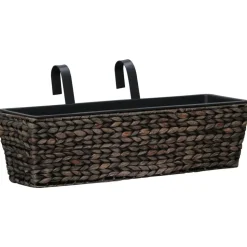 vidaXL Jardinières 2 pcs Jacinthe d'eau Marron