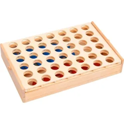 vidaXL Jeu 4 en ligne 24x15x4 cm Bois solide