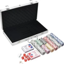vidaXL Jeu de jetons de poker 300 pcs 11,5 g