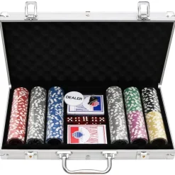 vidaXL Jeu de jetons de poker 300 pcs 11,5 g