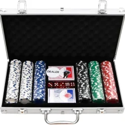 vidaXL Jeu de jetons de poker 300 pcs 11,5 g