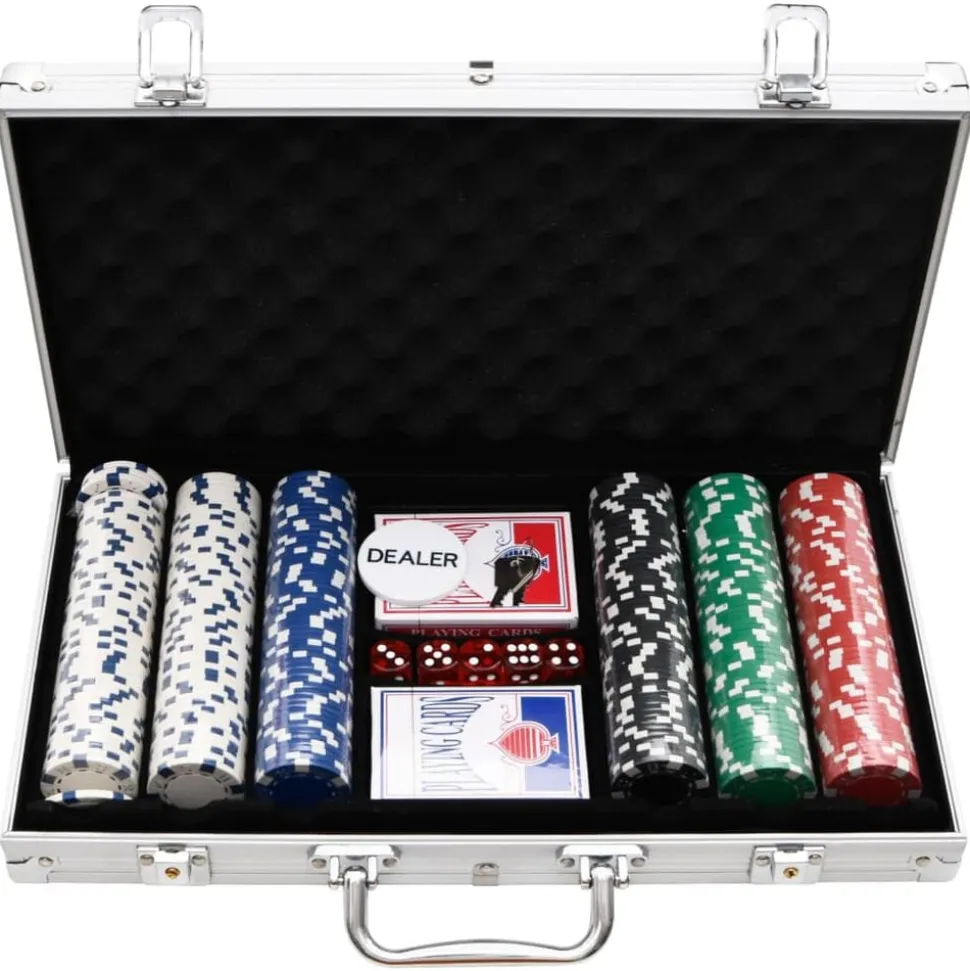 vidaXL Jeu de jetons de poker 300 pcs 11,5 g