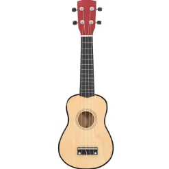 vidaXL Jeu de ukulélé soprano avec sac pour enfants bois clair 21