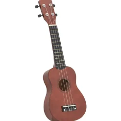 vidaXL Jeu de ukulélé soprano avec sac pour enfants bois foncé 21"