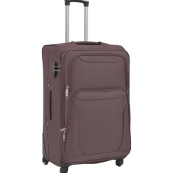 vidaXL Jeu de valises souples 3 pcs Couleur de café