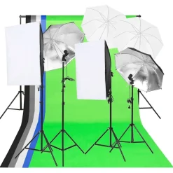 vidaXL Kit d'éclairage de studio photo