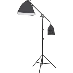 vidaXL Kit d'éclairage de studio avec trépied et boîte à lumière