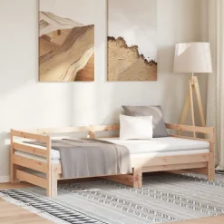 vidaXL Lit coulissant sans matelas 2x(90x200) cm