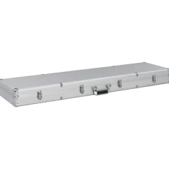 vidaXL Mallette pour arme à feu Argenté 134 x 35 x 12 cm Aluminium