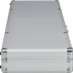 vidaXL Mallette pour arme à feu Argenté 134 x 35 x 12 cm Aluminium