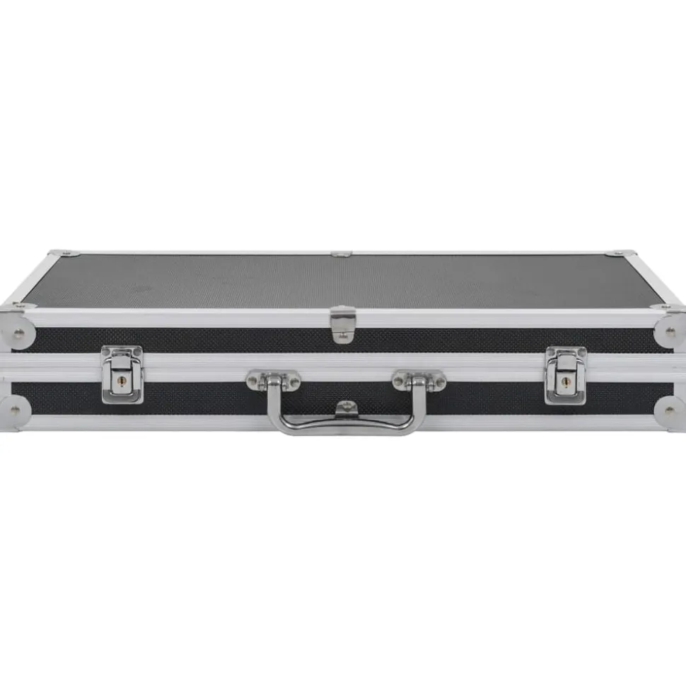 vidaXL Mallette pour arme à feu Aluminium ABS Noir