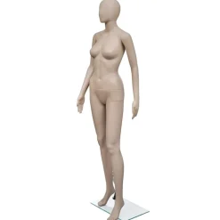 vidaXL Mannequin de vitrine Femme Tête ronde