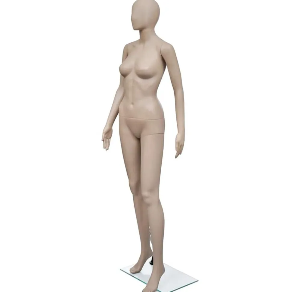 vidaXL Mannequin de vitrine Femme Tête ronde