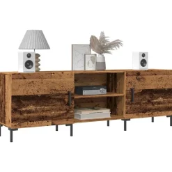 vidaXL Meuble TV vieux bois 150x30x50 cm bois d'ingénierie