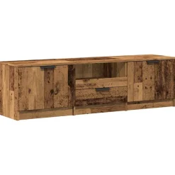 vidaXL Meuble TV vieux bois 140x35x40 cm bois d'ingénierie