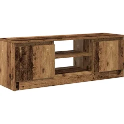 vidaXL Meuble TV vieux bois 102x30x36 cm bois d'ingénierie