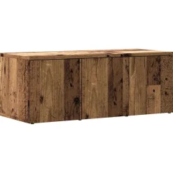 vidaXL Meuble TV vieux bois 80x34x30 cm bois d'ingénierie