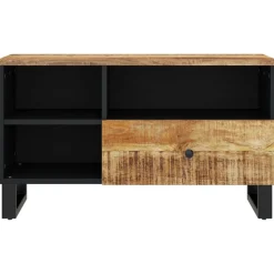 vidaXL Meuble TV 80x33x46 cm bois de manguier et d'ingénierie