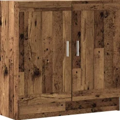 vidaXL Meuble vieux bois 82,5x30,5x80 cm bois d'ingénierie